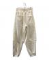 AMKBERGLEAM (ー) スウェットパンツ アイボリー サイズ:BIG 未使用品：10000円