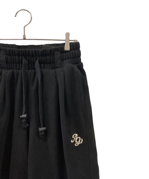 AMBERGLEAM（アンバーグリーム）AMBERGLEAM (アンバーグリーム) スウェットパンツ ブラック サイズ:BIGの古着・服飾アイテム
