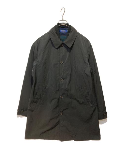 POLO RALPH LAUREN（ポロ・ラルフローレン）POLO RALPH LAUREN (ポロ・ラルフローレン) ライナー付ステンカラーコート ブラック サイズ:Mの古着・服飾アイテム