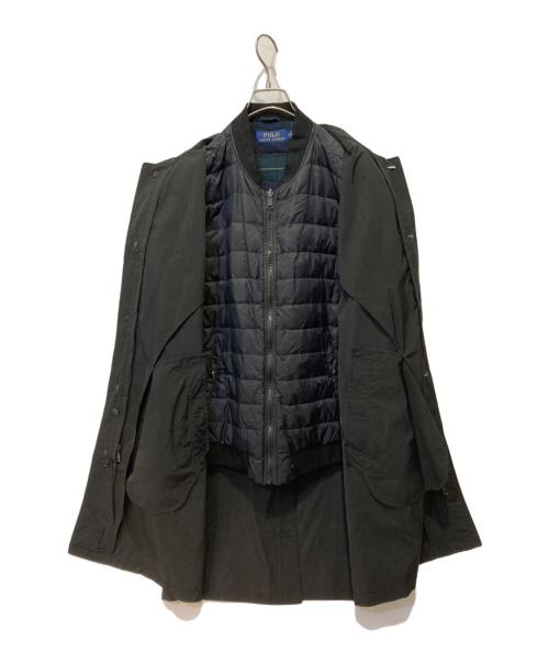 POLO RALPH LAUREN（ポロ・ラルフローレン）POLO RALPH LAUREN (ポロ・ラルフローレン) ライナー付ステンカラーコート ブラック サイズ:Mの古着・服飾アイテム
