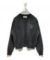 BEAMS FUTURE ARCHIVE（ビームスフューチャーアーカイブ）の古着「FADE RHINE STONE SWEAT CREW」｜ブラック