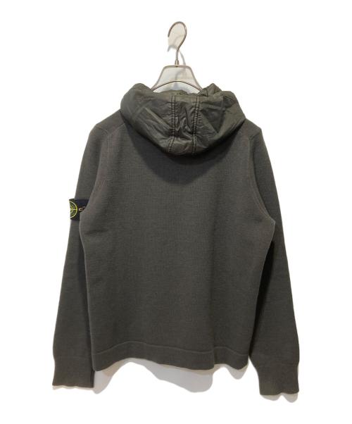 STONE ISLAND（ストーンアイランド）STONE ISLAND (ストーンアイランド) ドッキングハーフジップニット グレー サイズ:Sの古着・服飾アイテム