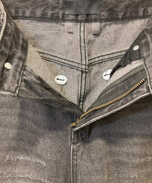 the prouder（ー）the prouder (ー) ダメージ加工デニムパンツ ブラック サイズ:2の古着・服飾アイテム