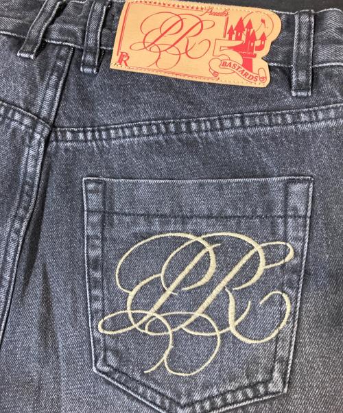 the prouder（ー）the prouder (ー) ダメージ加工デニムパンツ ブラック サイズ:2の古着・服飾アイテム