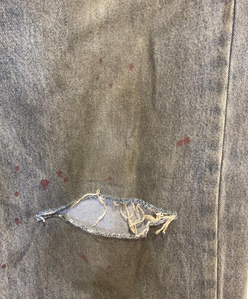 andrea yaaqov（ー）andrea yaaqov (ー) ダメージ加工デニムパンツ ブルー サイズ:Sの古着・服飾アイテム
