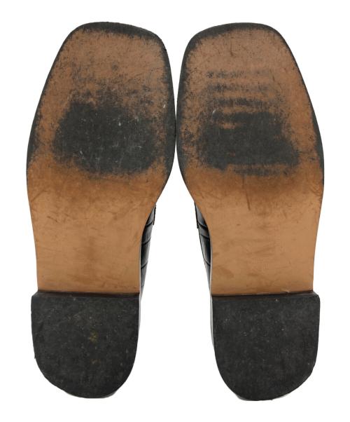 Pippichic（ピッピシック）Pippichic (ピッピシック) クロコエンボスローファー ブラウン サイズ:38の古着・服飾アイテム