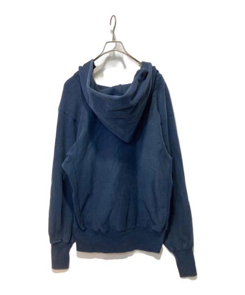 Champion REVERSE WEAVE（チャンピオン リバース ウィーブ）Champion REVERSE WEAVE (チャンピオン リバース ウィーブ) ロゴ刺繍パーカー ネイビー サイズ:XLの古着・服飾アイテム