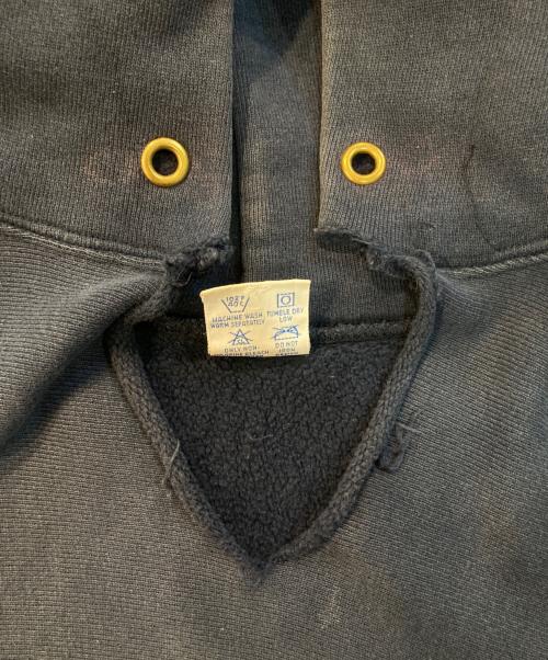 Champion REVERSE WEAVE（チャンピオン リバース ウィーブ）Champion REVERSE WEAVE (チャンピオン リバース ウィーブ) ロゴ刺繍パーカー ネイビー サイズ:XLの古着・服飾アイテム