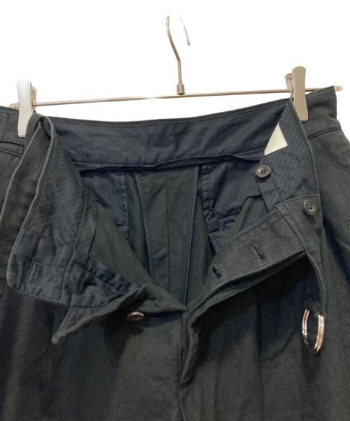 HERILL（ヘリル）HERILL (ヘリル) Cotton Twill Ring Shorts ブラック サイズ:2の古着・服飾アイテム