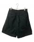 HERILL (ヘリル) Cotton Twill Ring Shorts ブラック サイズ:2：10000円
