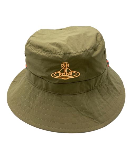 Vivienne Westwood（ヴィヴィアンウエストウッド）Vivienne Westwood (ヴィヴィアンウエストウッド) バケットハット グリーンの古着・服飾アイテム