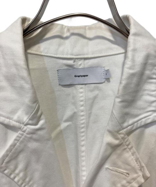 Graphpaper（グラフペーパー）Graphpaper (グラフペーパー) Military Cloth Shop Coat ホワイト サイズ:2の古着・服飾アイテム