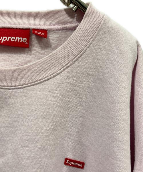 SUPREME（シュプリーム）Supreme (シュプリーム) 21FW Small Box Crewneck ライトピンク サイズ:XLの古着・服飾アイテム