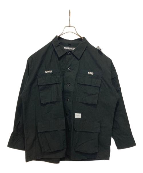NEIGHBORHOOD（ネイバーフッド）NEIGHBORHOOD (ネイバーフッド) WTAPS (ダブルタップス) 19AW JUNGLE LS/SHIRT ブラック サイズ:03の古着・服飾アイテム