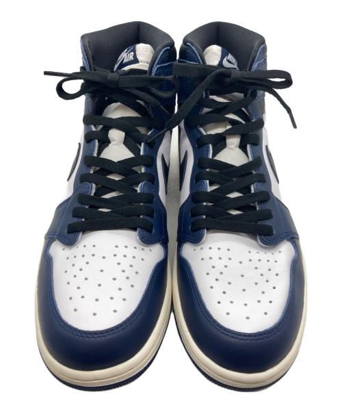 NIKE（ナイキ）NIKE (ナイキ) ハイカットスニーカー ネイビー サイズ:30の古着・服飾アイテム