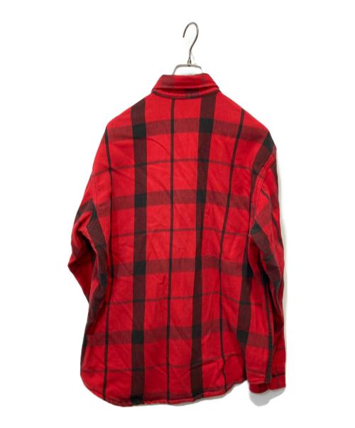 ST JOHN'S BAY（セントジョンズベイ）ST JOHN'S BAY (セントジョンズベイ) big mac (ビッグマック) チェックフランネルシャツ レッド サイズ:Lの古着・服飾アイテム