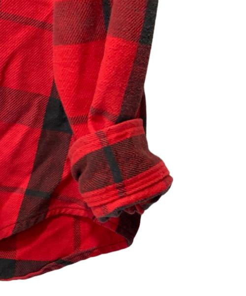 ST JOHN'S BAY（セントジョンズベイ）ST JOHN'S BAY (セントジョンズベイ) big mac (ビッグマック) チェックフランネルシャツ レッド サイズ:Lの古着・服飾アイテム