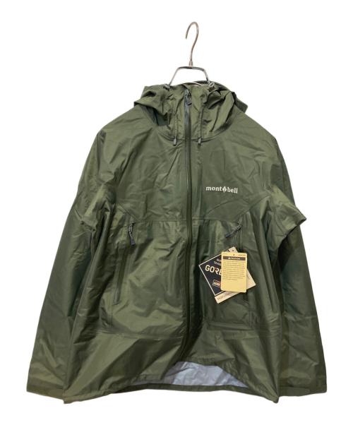 mont-bell（モンベル）mont-bell (モンベル) レイントレッカージャケット カーキ サイズ:L 未使用品の古着・服飾アイテム