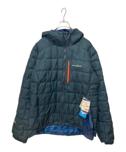 mont-bell（モンベル）mont-bell (モンベル) イグニスダウンパーカー ブルー×グリーン サイズ:XL 未使用品の古着・服飾アイテム