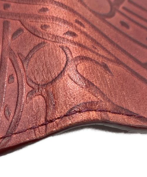 Vivienne Westwood（ヴィヴィアンウエストウッド）Vivienne Westwood (ヴィヴィアンウエストウッド) オーブ型押しパスケース ボルドーの古着・服飾アイテム