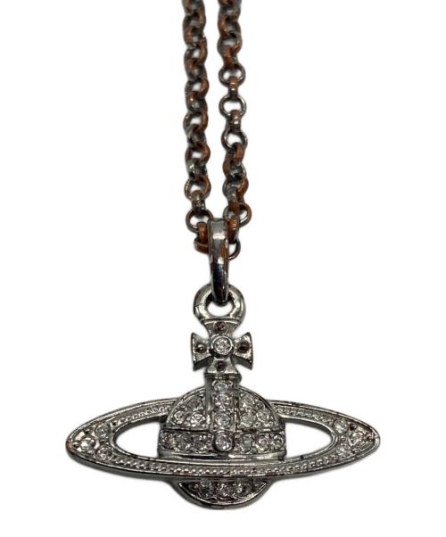 Vivienne Westwood（ヴィヴィアンウエストウッド）Vivienne Westwood (ヴィヴィアンウエストウッド) オーブモチーフネックレス シルバーの古着・服飾アイテム