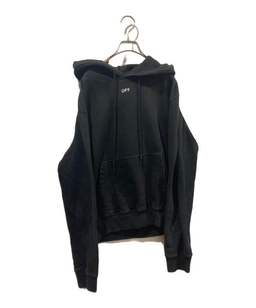 OFFWHITE（オフホワイト）OFFWHITE (オフホワイト) STENCIL SLIM HOODIE ブラック サイズ:Sの古着・服飾アイテム