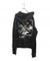 OFFWHITE (オフホワイト) STENCIL SLIM HOODIE ブラック サイズ:S：14000円