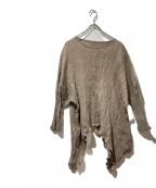 MOYURUモユル）の古着「長袖カットソー」｜ベージュ