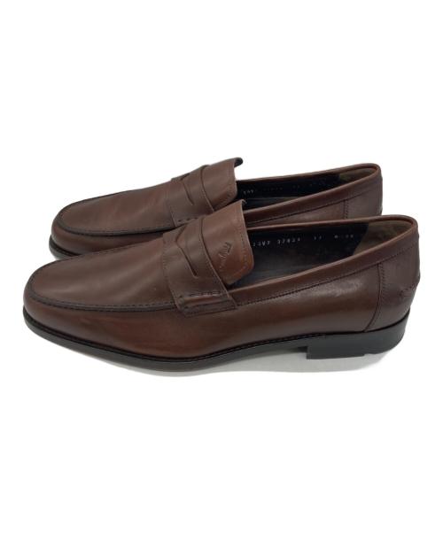 Salvatore Ferragamo（サルヴァトーレ フェラガモ）Salvatore Ferragamo (サルヴァトーレ フェラガモ) コインローファー ブラウン サイズ:8の古着・服飾アイテム