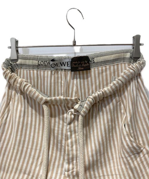 LOEWE（ロエベ）LOEWE (ロエベ) コットンショートパンツ ベージュ サイズ:Sの古着・服飾アイテム