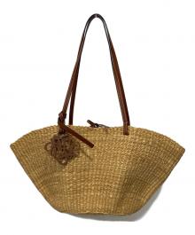 LOEWE（ロエベ）の古着「カゴバッグ/シェル バスケット トート スモール」｜ナチュラル×ピーカン