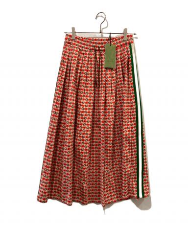 中古・古着通販】GUCCI (グッチ) ジャガード サイドライン プリーツ