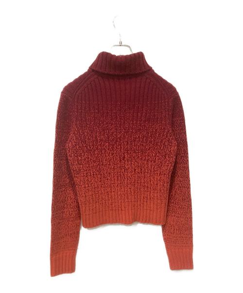 LOLO PIANA（ロロピアーナ）LOLO PIANA (ロロピアーナ) グラデーションカシミアタートルネックニット レッド サイズ:40の古着・服飾アイテム