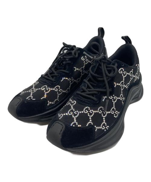 GUCCI（グッチ）GUCCI (グッチ) GUCCI RUN ブラック サイズ:38 1/2の古着・服飾アイテム