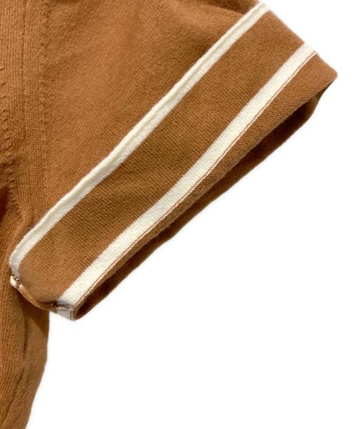 MaxMara（マックスマーラ）MaxMara (マックスマーラ) コットンブレンドＴシャツ ブラウン サイズ:Ｌの古着・服飾アイテム