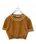 MaxMara（マックスマーラ）の古着「コットンブレンドＴシャツ」｜ブラウン