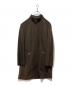 ARMANI COLLEZIONI（アルマーニ コレツィオーニ）の古着「スタンドカラーコート」｜ブラウン