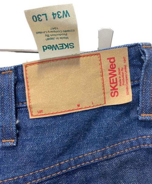 SKEWed（スキュー）SKEWed (スキュー) WATCH POCKET PANTS インディゴ サイズ:34の古着・服飾アイテム