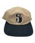 stussy（ステューシー）の古着「Vintage S Low Pro Snapback Cap」｜ブラウン×ブラック