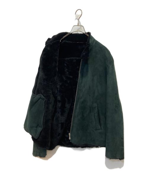 PAUL SMITH（ポールスミス）Paul Smith (ポールスミス) シープスキンムートンジャケット ブラック サイズ:Mの古着・服飾アイテム