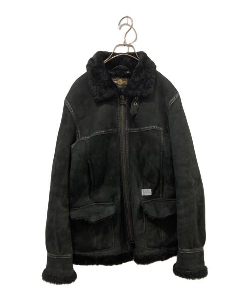 WTAPS（ダブルタップス）WTAPS (ダブルタップス) ムートンジャケット ブラック サイズ:Sの古着・服飾アイテム