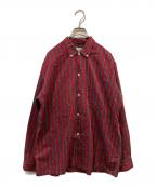 Harperハーパー）の古着「60’s ストライプシャツ」｜レッド