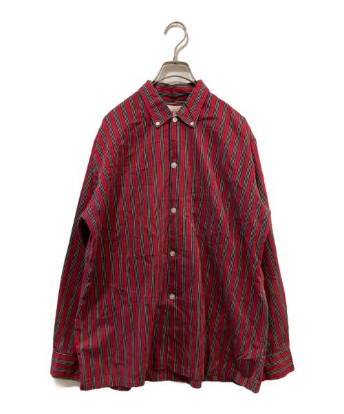Harper（ハーパー）harper (ハーパー) 60’s ストライプシャツ レッド サイズ:15 Lの古着・服飾アイテム