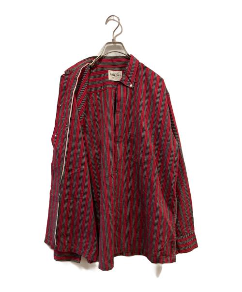 Harper（ハーパー）harper (ハーパー) 60’s ストライプシャツ レッド サイズ:15 Lの古着・服飾アイテム
