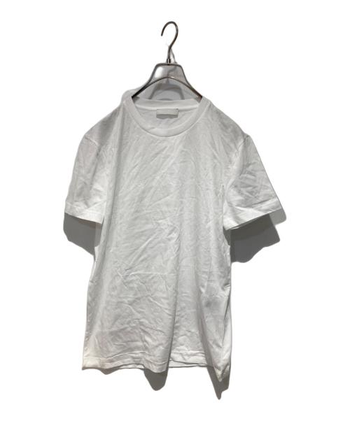 PRADA（プラダ）PRADA (プラダ) クルーネックTシャツ ホワイト サイズ:Mの古着・服飾アイテム