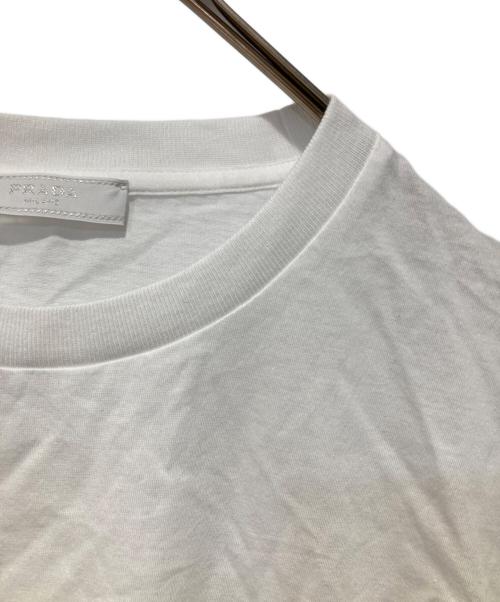PRADA（プラダ）PRADA (プラダ) クルーネックTシャツ ホワイト サイズ:Mの古着・服飾アイテム