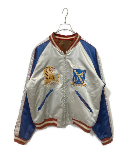 東洋エンタープライズ（トウヨウエンタープライズ）東洋エンタープライズ (トウヨウエンタープライズ) リバーシブルスカジャン ブラウン×グレー サイズ:Mの古着・服飾アイテム