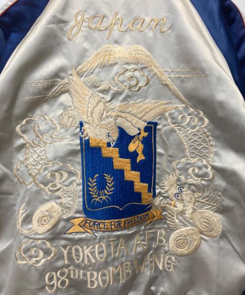 東洋エンタープライズ（トウヨウエンタープライズ）東洋エンタープライズ (トウヨウエンタープライズ) リバーシブルスカジャン ブラウン×グレー サイズ:Mの古着・服飾アイテム