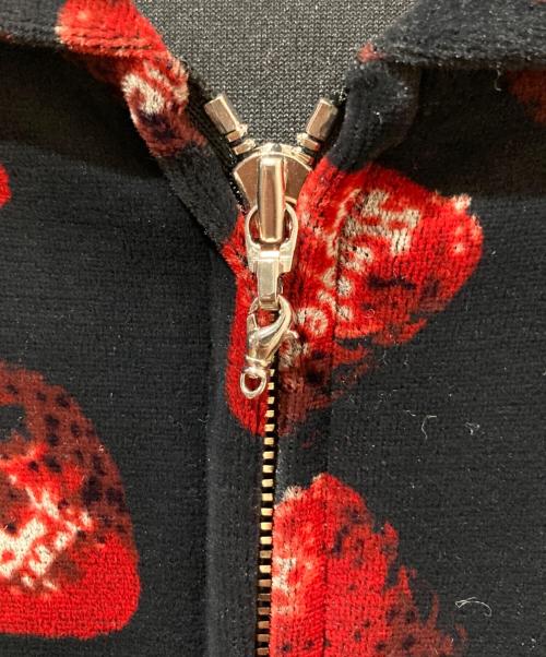 Hysteric Glamour（ヒステリックグラマー）Hysteric Glamour (ヒステリックグラマー) ジップパーカー ブラック×レッド サイズ:Freeの古着・服飾アイテム