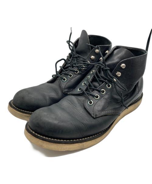 RED WING（レッドウィング）RED WING (レッドウィング) PLAIN TOE ブラック サイズ:27.5の古着・服飾アイテム